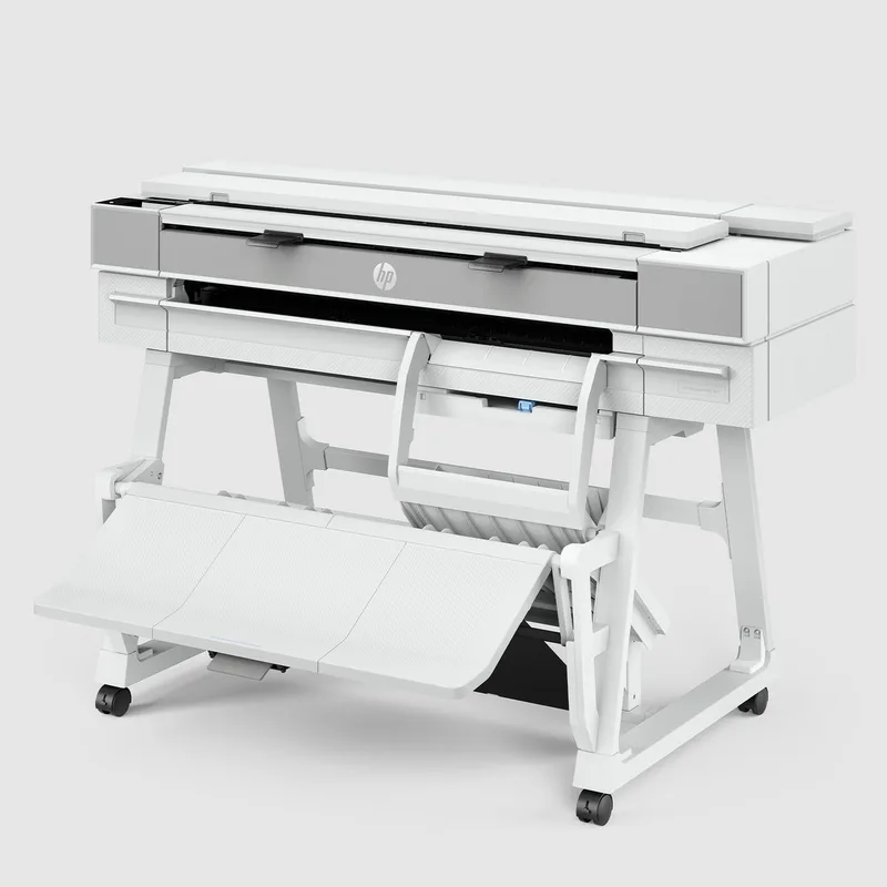 Designjet XT950 36-inch multifunctionele printer fra HP i Hvid – produktbillede