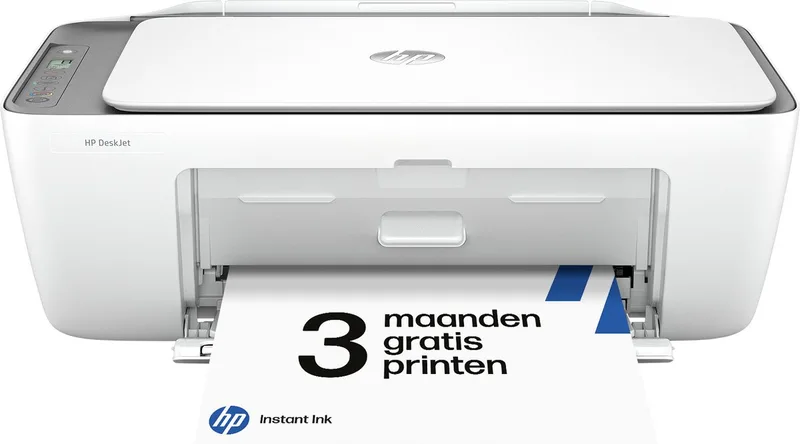 DeskJet 2820e - All-in-One Printer - Geschikt voor Instant Ink - Cement by HP in White – product photo