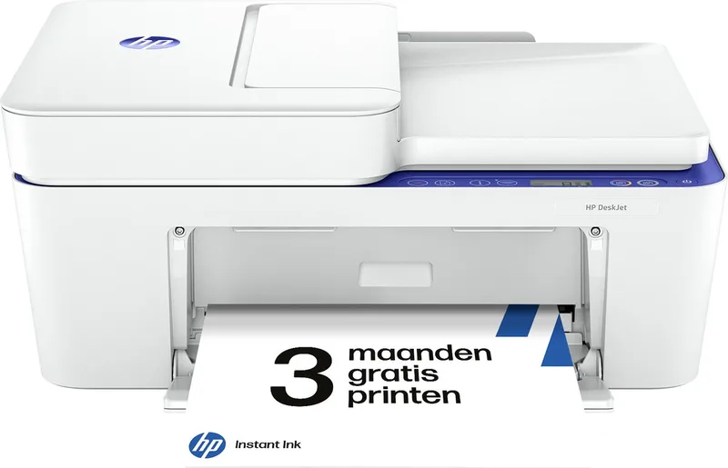 DeskJet 4230e - All-in-One Inkjetprinter - Geschikt voor Instant Ink - Moroccan Blue de HP en Blanc – photo produit