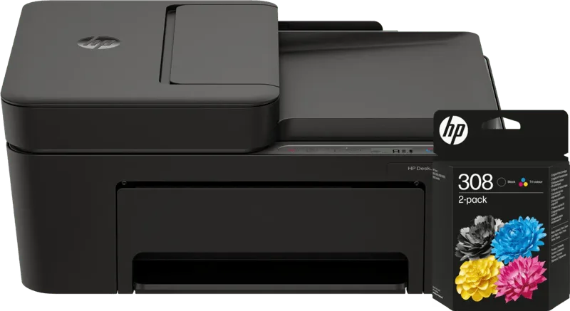 DeskJet 4320 All-in-One + 1 set extra cartridges van HP – productfoto