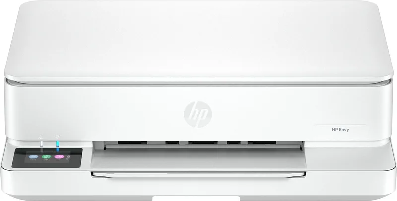 Envy 6110 All-in-One Kleur Printer, Foto's printen; Kopieerapparaat, Scanner van HP in Wit – productfoto