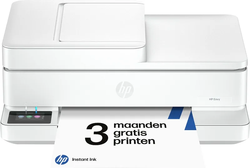 ENVY 6530e - All-in-One Inkjetprinter van HP in Wit – productfoto