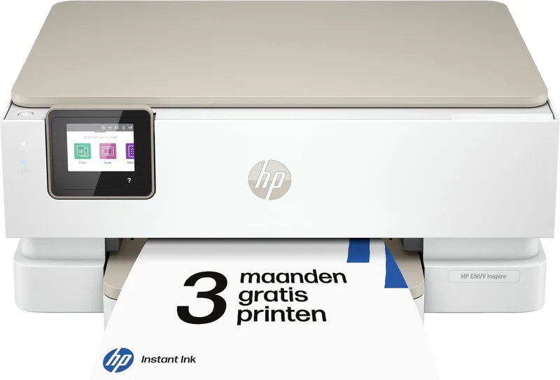 ENVY Foto Inspire 7220e - All-in-One Printer - Multifunctionele Foto Printer - Geschikt voor Instant Ink van HP in Beige – productfoto