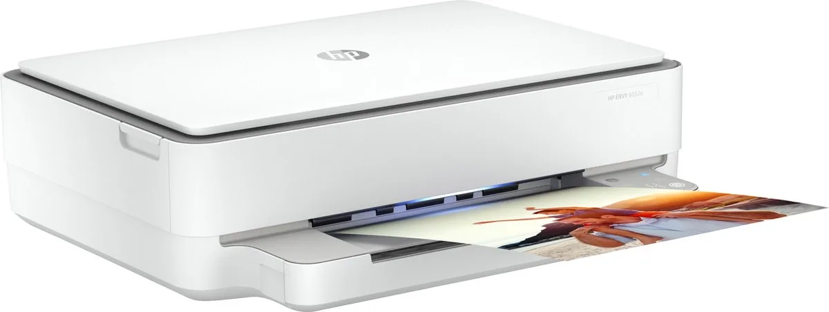 ENVY HP 6032e - All-in-One printer - geschikt voor Instant Ink van HP in Wit – productfoto