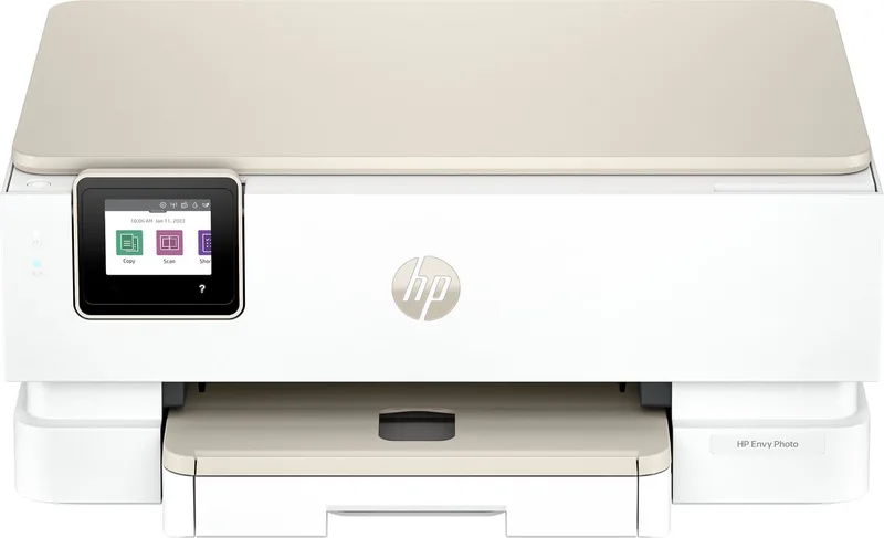 Envy Photo 7231 All-in-One kleureninkjetprinter van HP in Blauw, Wit – productfoto