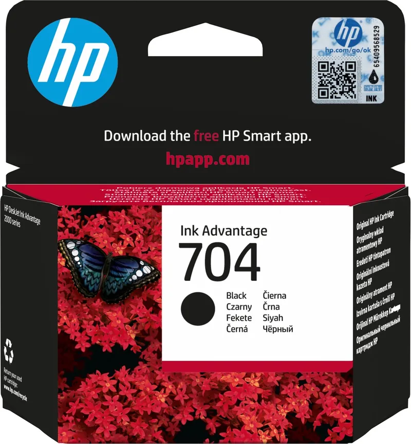 HP 704 - Inktcartridge de HP en Noir – photo produit