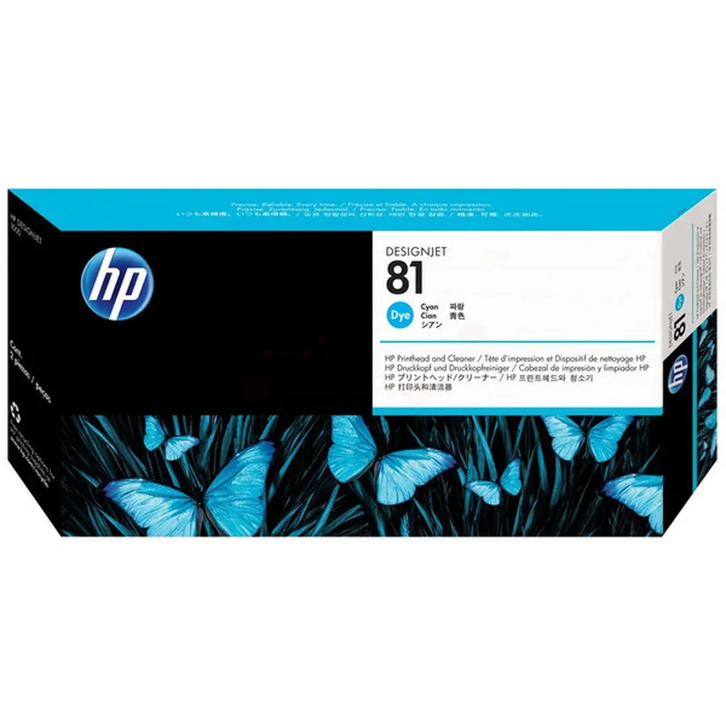 HP 81 Printhead cyan van HP – productfoto