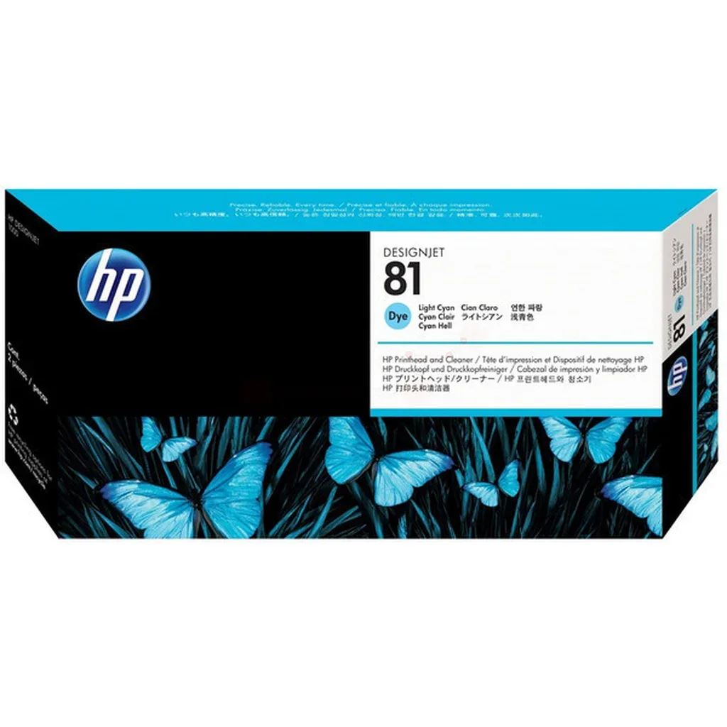 HP 81 Printhead light cyan de HP – photo produit