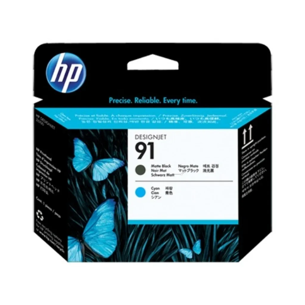 HP 91 Printhead matte black/cyan från HP – produktbild