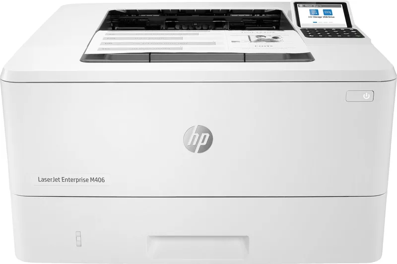 LaserJet Enterprise M406DN - Printer van HP in Wit – productfoto
