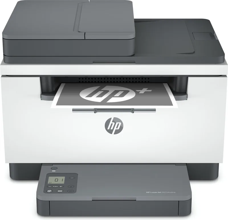 LaserJet M234sdne - Printer fra HP i Grå, Hvid – produktbillede