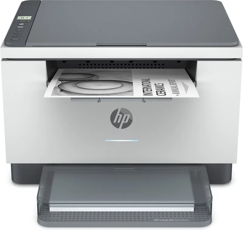 LaserJet MFP M234dw - Laserprinter - Zwart-Wit Printer van HP in Wit – productfoto