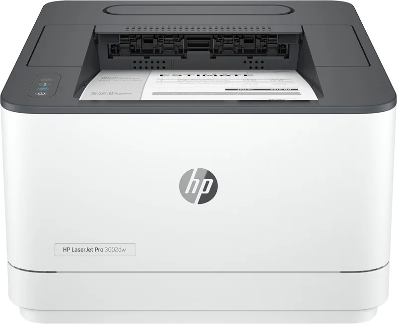 LaserJet Pro 3002dw - Laserprinter - Single function - Zwart-Wit Printer van HP in Wit – productfoto
