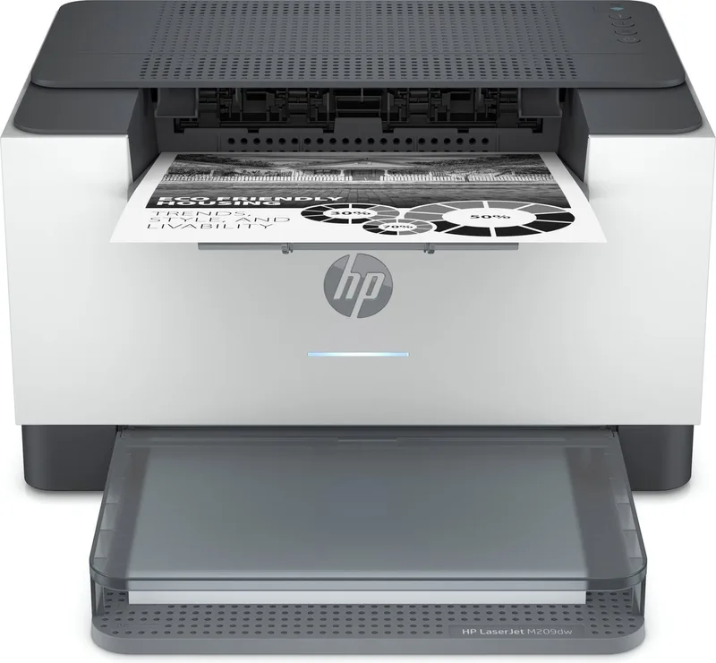 LaserJet SFP M209dw - Laserprinter van HP in Wit – productfoto