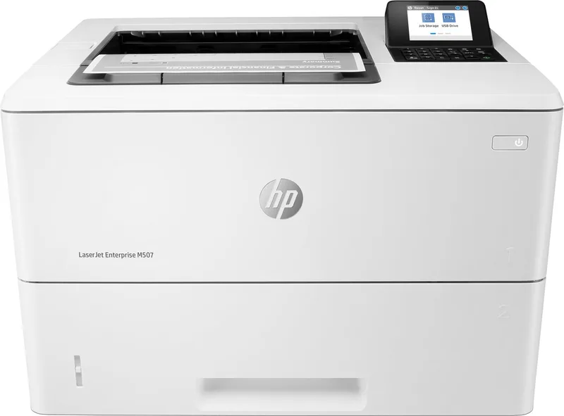 Laserprinter HP LaserJet Enterprise M507X Wifi de HP en Blanc – photo produit