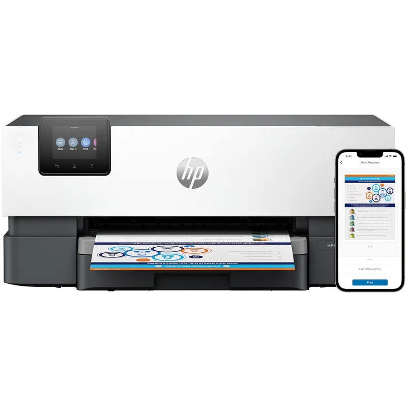 OfficeJet Pro 9110b All-in-one inkjet printer Grijs de HP – photo produit 1 sur 6