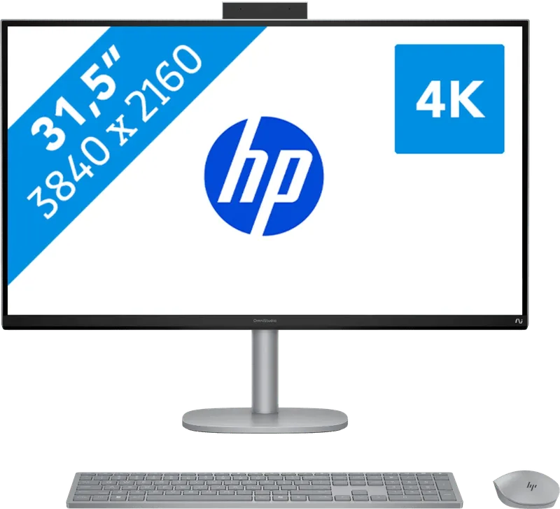 OmniStudio X All-in-One Next Gen AI 32-c1075ng PC - 31,5" - Intel Core Ultra 7 - 32GB RAM/1TB SSD fra HP – produktbillede