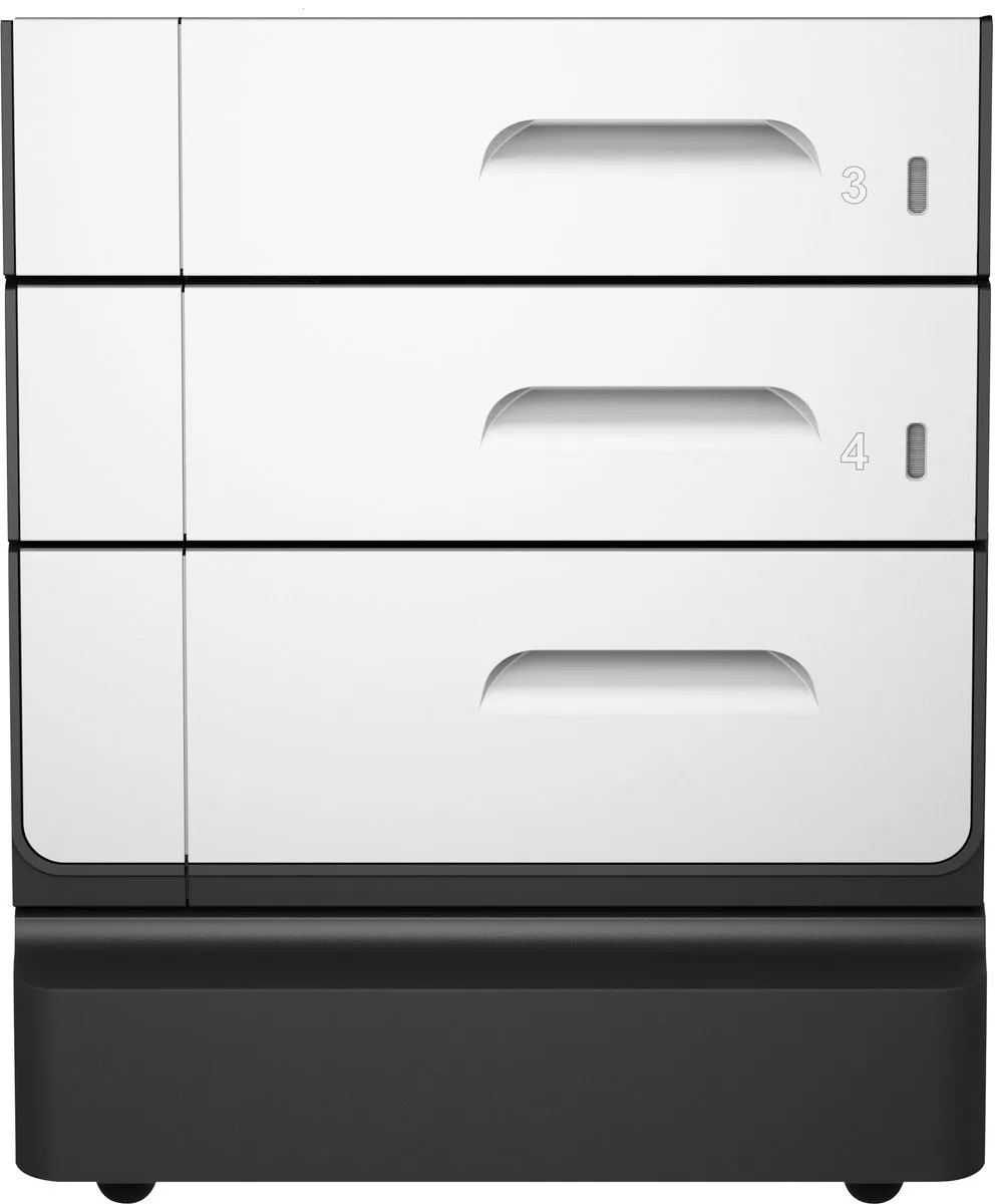 PageWide Pro 2x500 Sht Paper Tray Stn fra HP i Sort – produktbillede