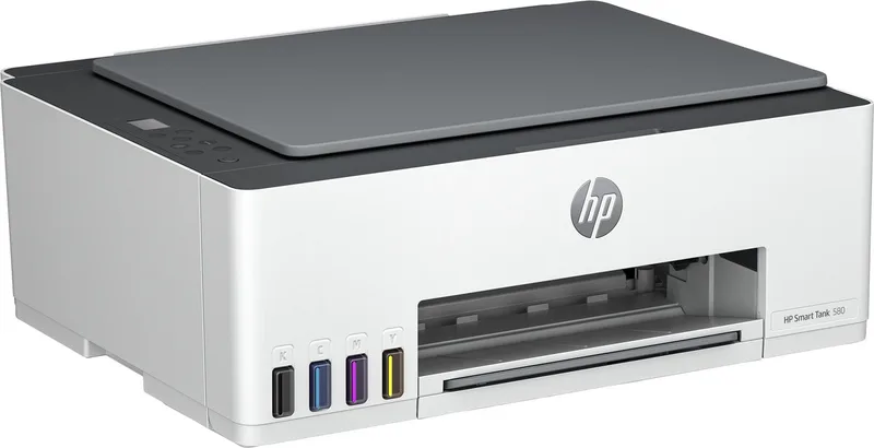 Smart Tank 580 1F3Y2A 3-In-1 Mfp Printer Scanner Fax van HP in Transparant – productfoto