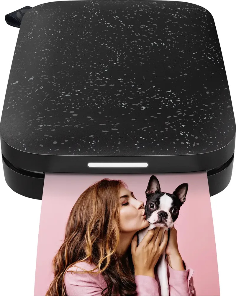 Sprocket 200 Fotoprinter Printresolutie: 313 x 400 dpi Papierformaat (max.): 50 x 76 mm von HP in Schwarz – Produktfoto