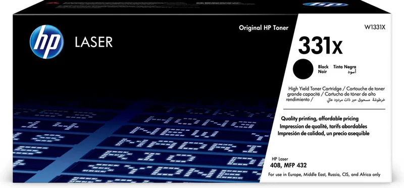 W1331XH Black Contract Original Laser de HP en Noir – photo produit