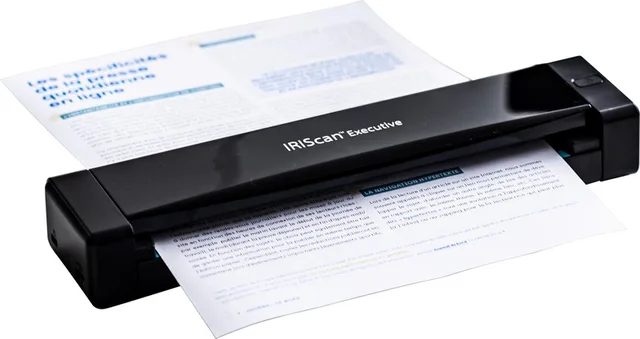 Executive mobiele scanner flatbed scanner 8PPM 2 side -v4+ Readiris PDF Gratis Win only
