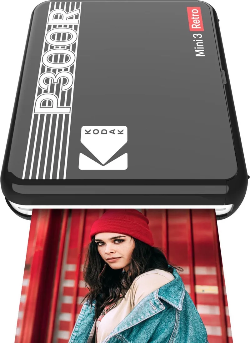 Mini 3 Square retro printer black van Kodak in Zwart – productfoto