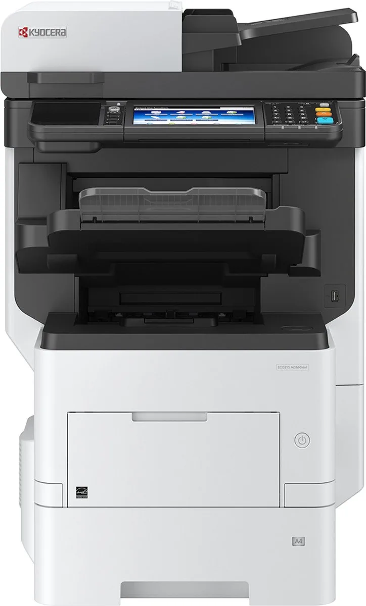 ECOSYS M3860idnf - All-in-One incl. HyPAS Laserprinter A4 - Zwart-wit van Kyocera in Wit – productfoto