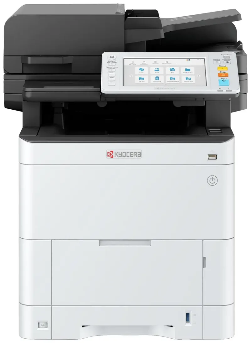 ECOSYS MA 4000 cifx Multifunktionsdrucker Laser Farbe A4 Drucker, Scanner, Kopierer, Fax Duplex, LAN, USB von Kyocera – Produktfoto