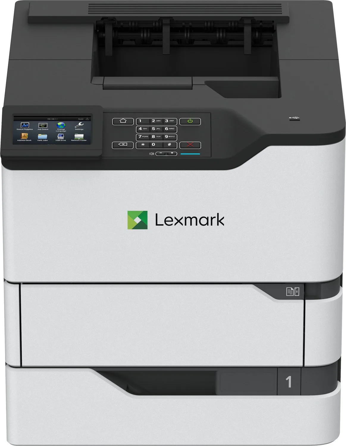BSD M5270 mono laser printer 65 ppm 1GB 1GHz fra Lexmark i Sort – produktbillede