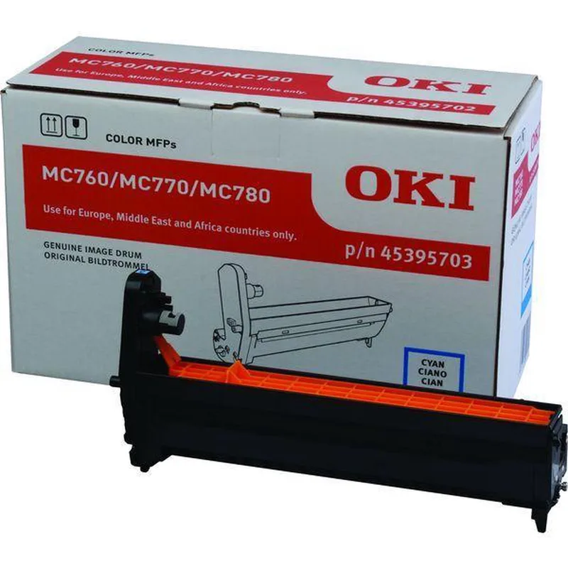 OKI 45395703 printer drum Origineel 1 stuk(s) van OKI in Cyan – productfoto