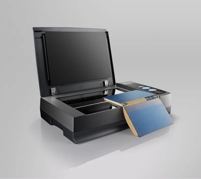 OpticBook 3800L Boekscanner A4 1.200 x 1.200 dpi USB 2.0 van Plustek in Zwart – productfoto