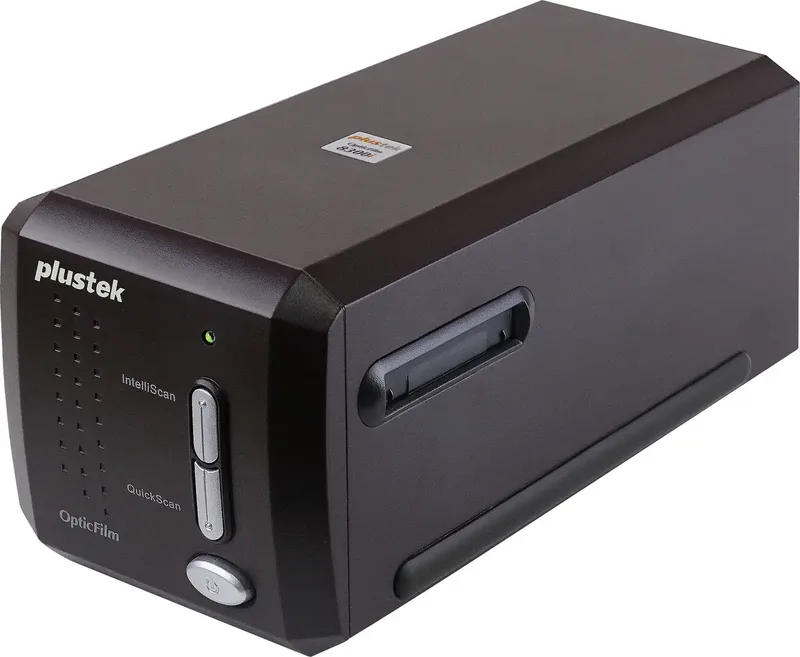 OpticFilm 8300i SE Filmscanner, Diascanner Stof- en krasverwijdering: Software Infrarood afstandsbediening, LED-verlichting de Plustek – photo produit