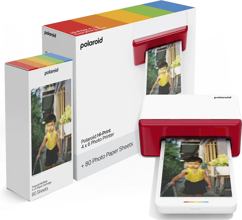 Hi-Print 4x6 Everything Box fotoprinter (10x15cm) - inclusief 80 sheets van Polaroid in Wit – productfoto