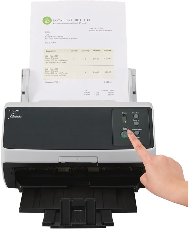 Scanner Fujitsu PA03810-B101 50 ppm van Ricoh in Zwart – productfoto