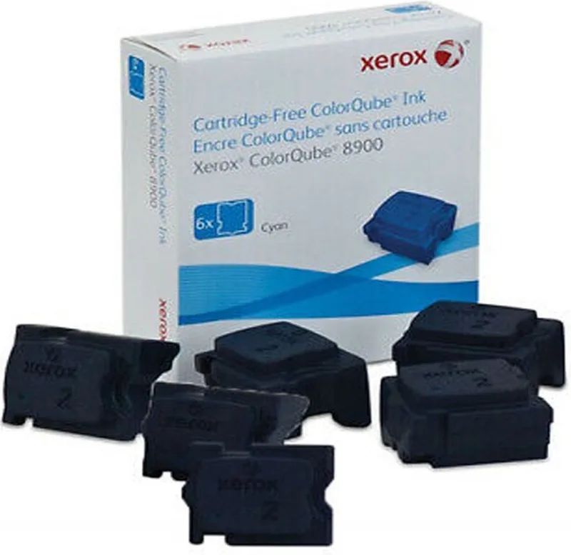 Xerox 108R01026 inkt-stick 6 stuk(s) 16900 pagina's fra Xerox i Cyaan – produktbillede