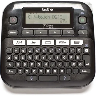 Beschriftungsgerät P-touch D210VP de Brother en Noir – photo produit 2 sur 2