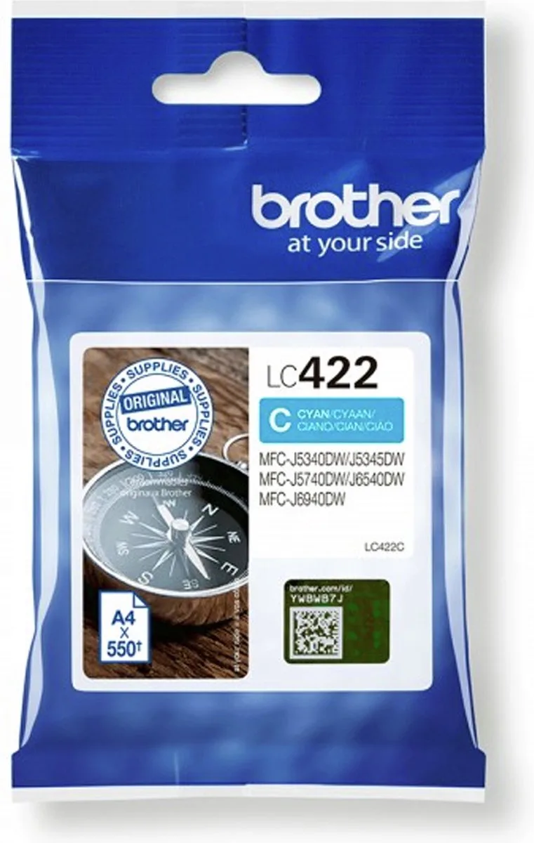 Brohter LC422C - Inktcartridge by Brother in Cyaan – product photo 1 of 2
