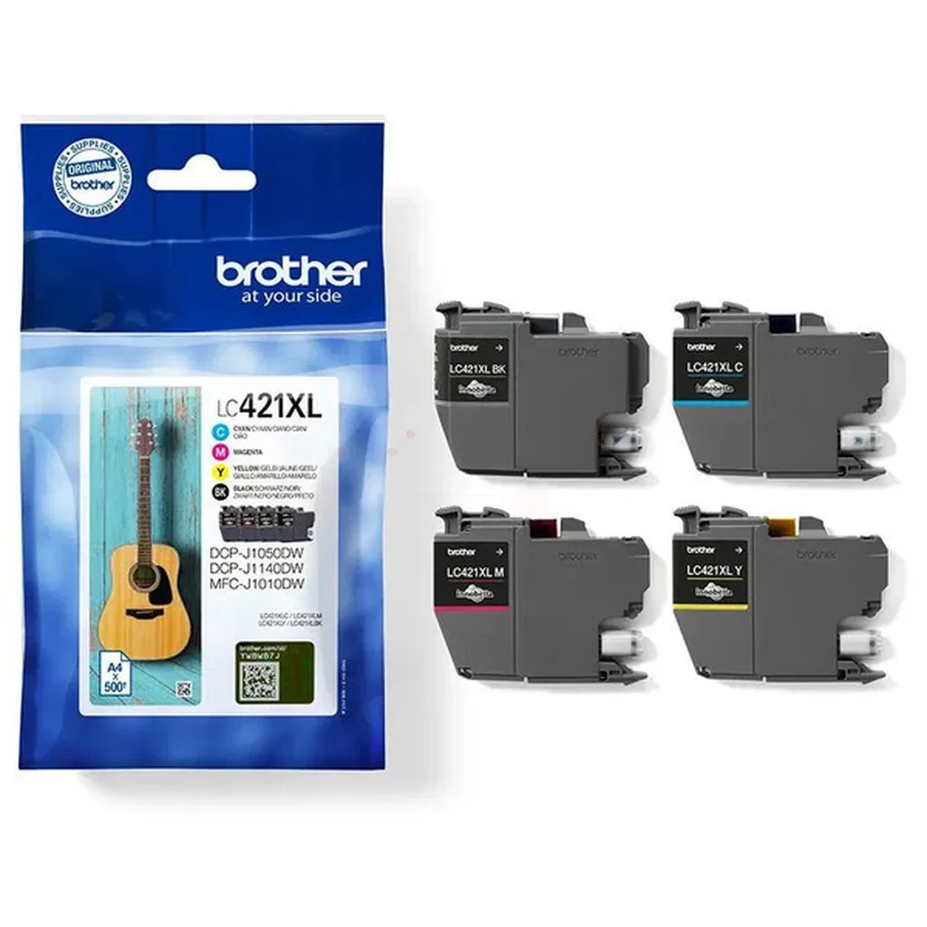 Brother MultiPack Bk,C,M,Y, 500 sider LC421XLVAL N/A von Brother – Produktfoto