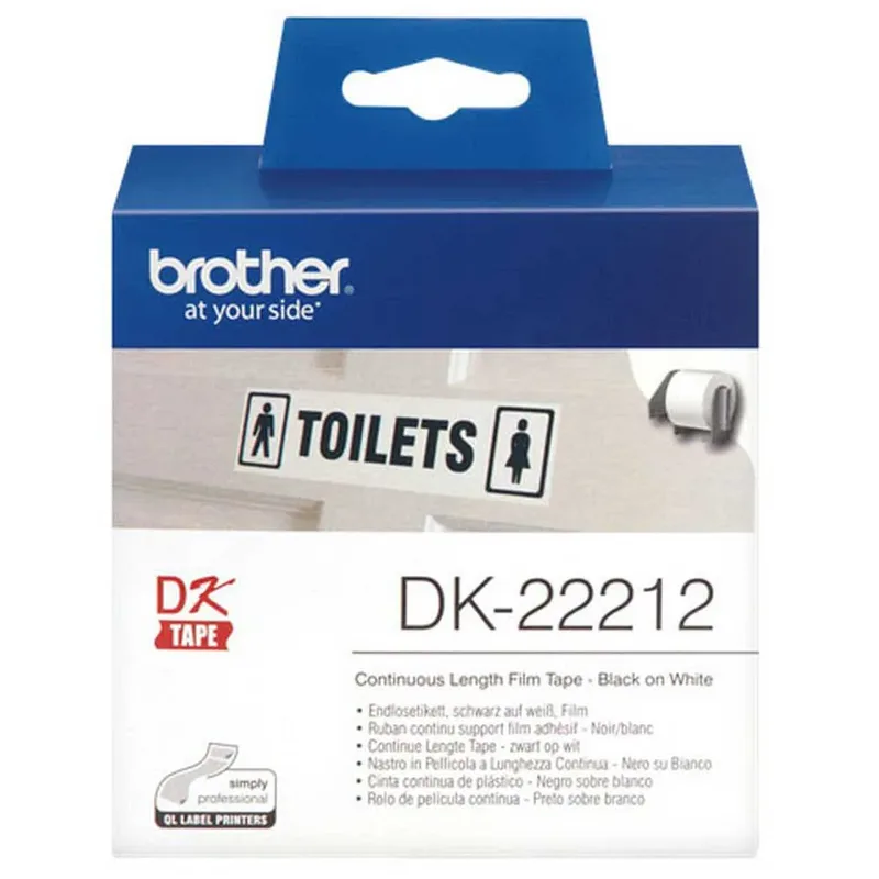 Etiketten DK-22212 62mm weiß von Brother in Weiß – Produktfoto 2 von 2