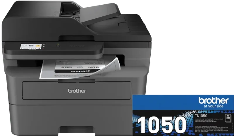DCP-L2660DW + 1 extra zwarte toner van Brother – productfoto