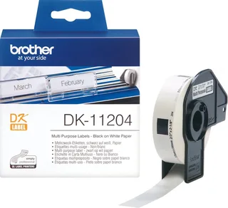 Etikett Brother universal 17x54mm (400) från Brother i Vit – produktbild 1 av 3