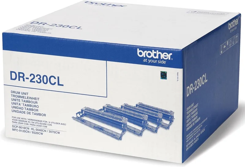 DR-230CL / DR-230 drum (Drumunit) black-cyan-magenta voor gebruik in HL-3040cn - HL-3070cw - HL-3170cdw - DCP-9010cn - MFC-9120CN - MFC-9320CW by Brother in Black – product photo