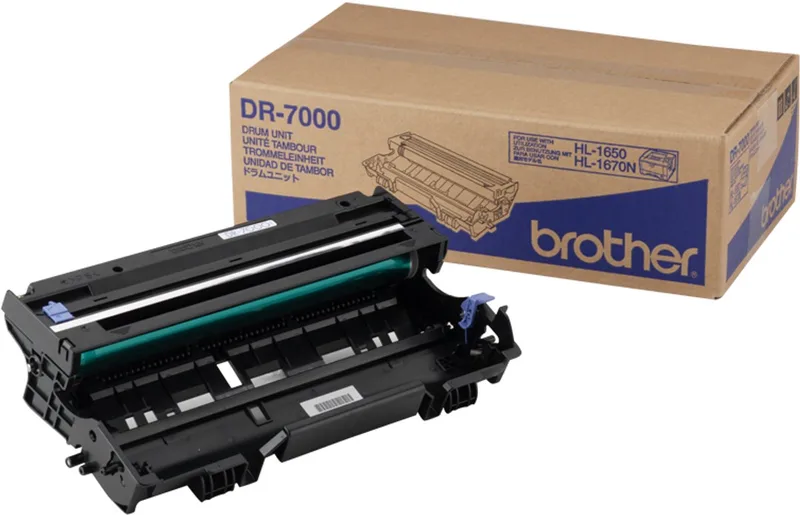 DR7000 - 1 - Schwarz - Trommel-Kit - für Brother DCP-8020, 8025, HL-1650, 1670, 1850, 1870, 5030, 5040, 5050, 5070, MFC-8420, 8820 by Brother in Black – product photo