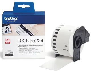 Etiket Brother DK-N55224 doorlopend niet klevend 54mm 1 rol á 30m wit fra Brother – produktbillede 1 af 2