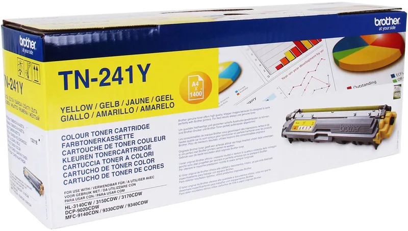HL-3140CW/3150CDW/3170CDW tonercartridge von Brother in Gelb – Produktfoto