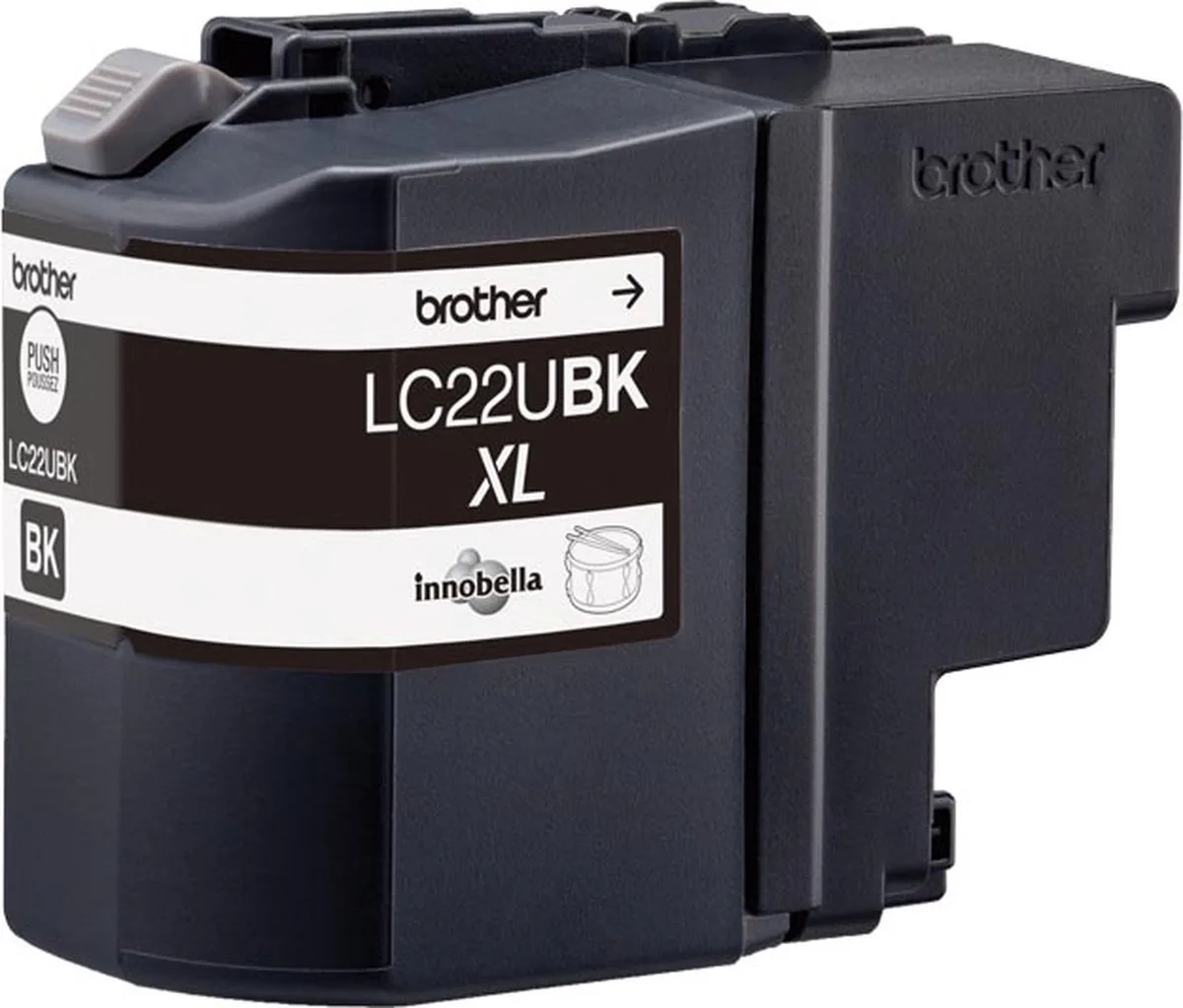 inktcartridge, 2.400 pagina's, OEM LC-22UBK, 5 stuks de Brother en Noir – photo produit