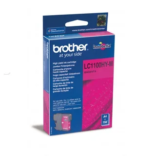 inktcartridge, 750 pagina's, OEM LC-1100HYM, magenta van Brother – productfoto 1 van 2