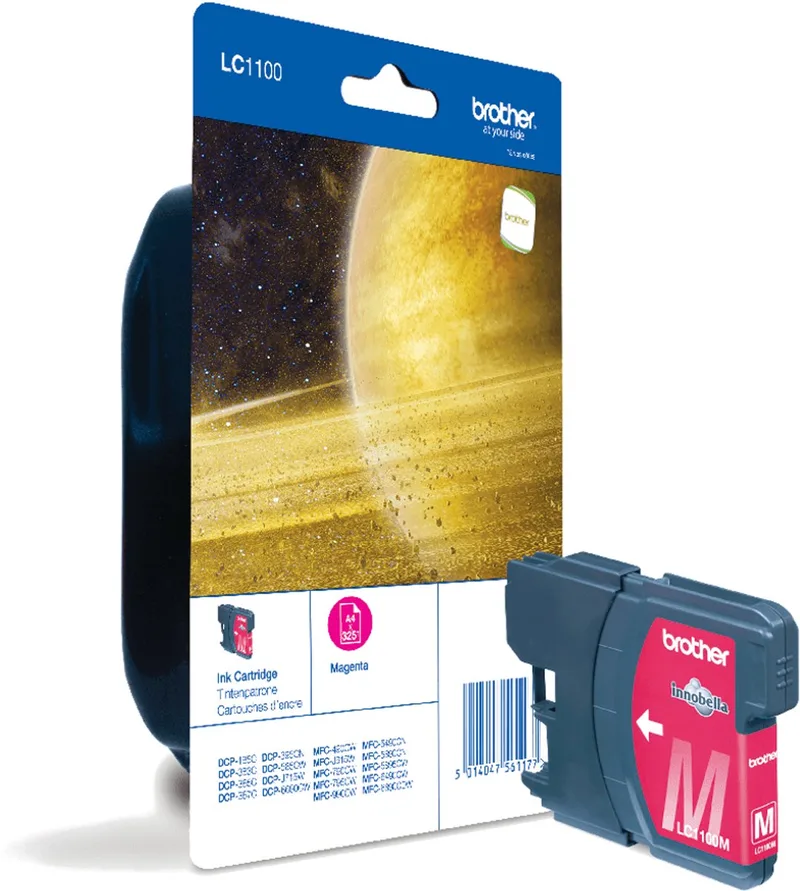 Inktcartridge Brother LC-1100YBP van Brother in Geel – productfoto