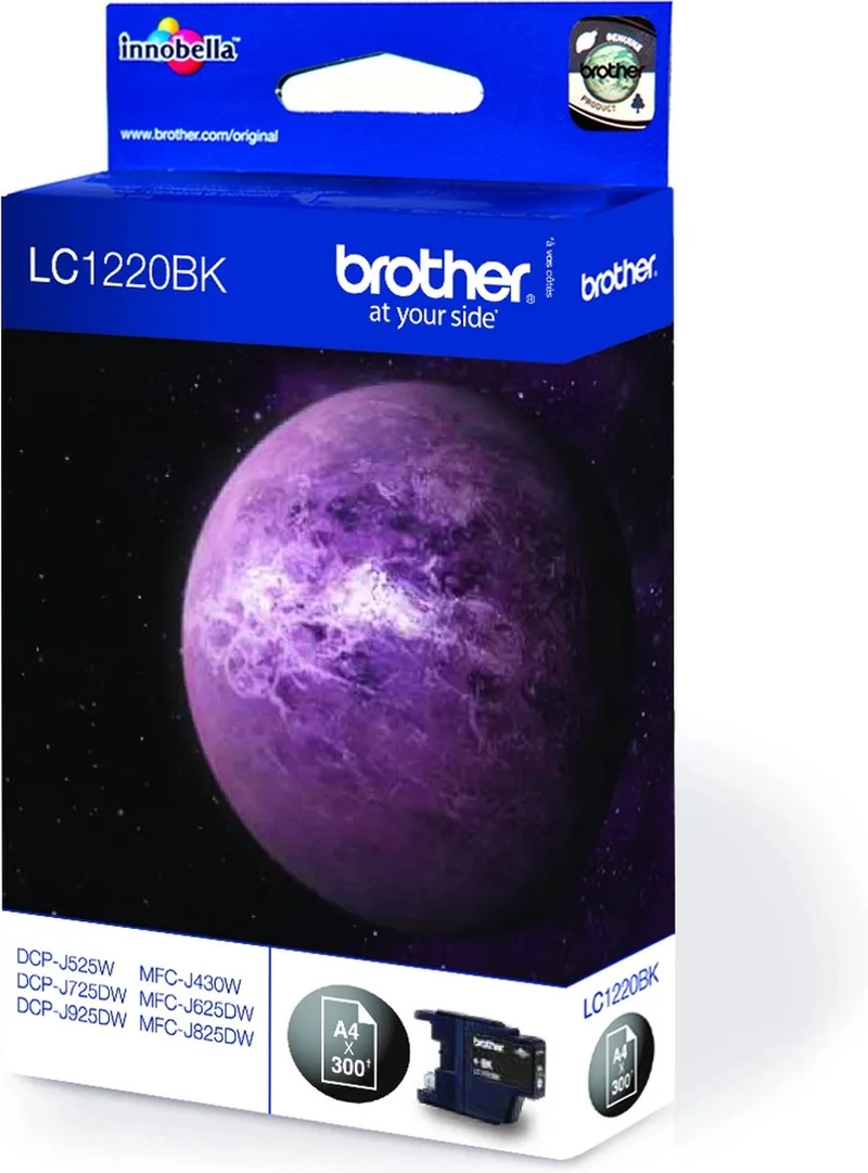 Inktcartridge brother lc-1220bk | 1 stuk | 5 stuks van Brother in Zwart – productfoto